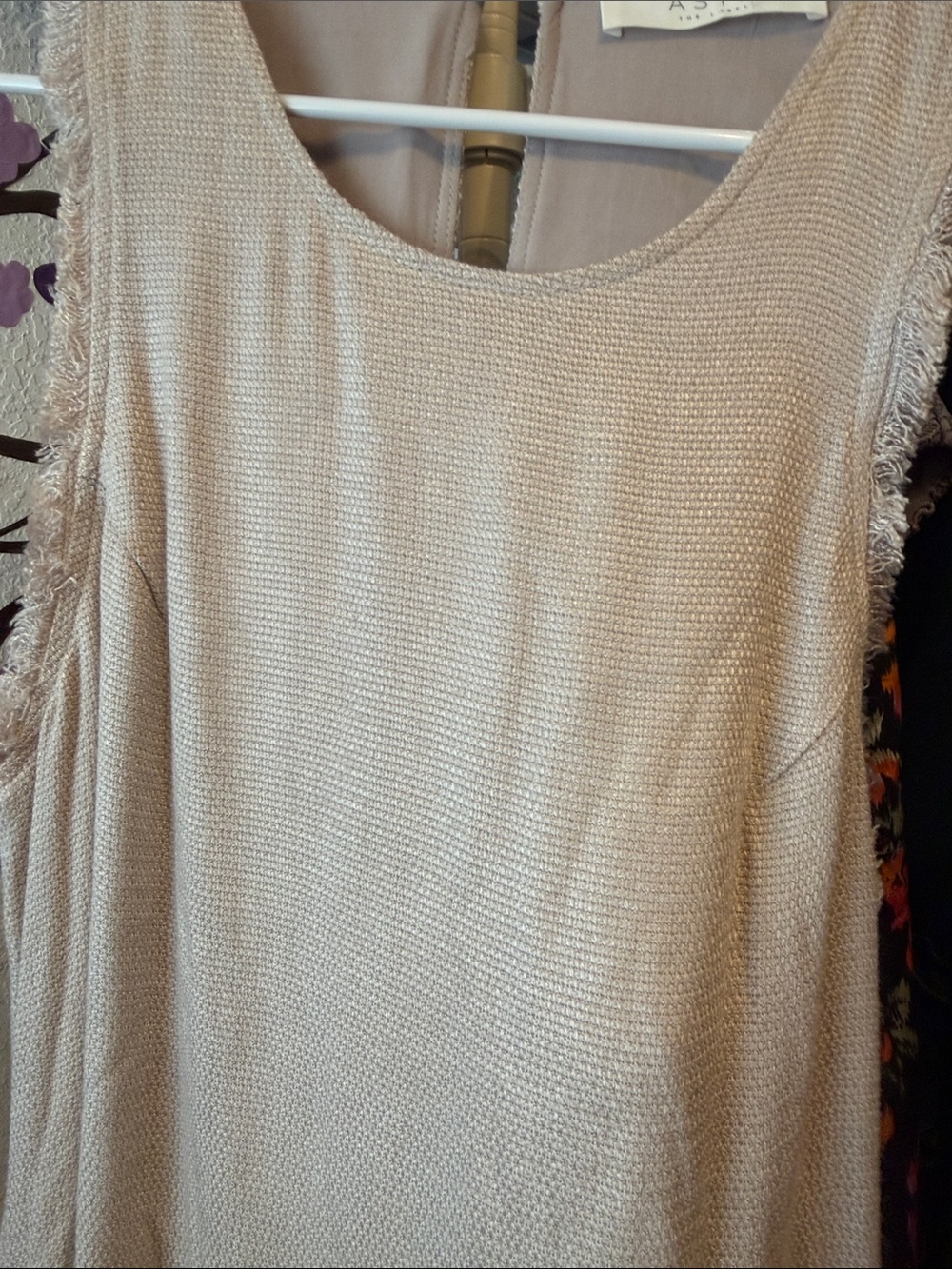 Astr Light Beige Sleeveless Midi Dress - Picture 3 of 4
